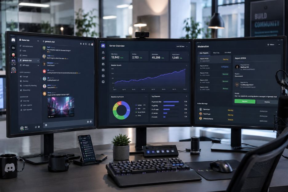 Streamer's analytics-driven workspace setup